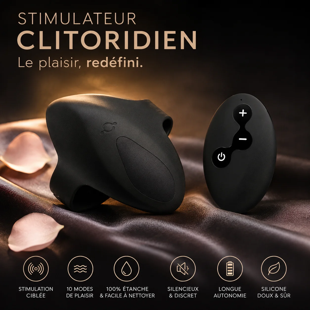 Le Flateur – Stimulateur Clitoridien Silencieux vue principale